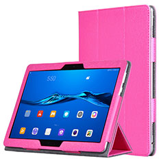 Handyhülle Hülle Stand Tasche Leder für Huawei MediaPad M3 Lite Pink