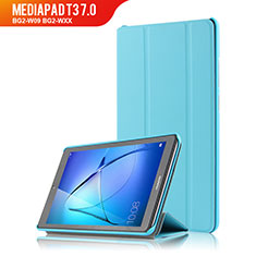 Handyhülle Hülle Stand Tasche Leder für Huawei MediaPad T3 7.0 BG2-W09 BG2-WXX Hellblau