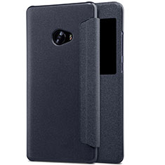 Handyhülle Hülle Stand Tasche Leder für Xiaomi Mi Note 2 Schwarz