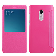Handyhülle Hülle Stand Tasche Leder für Xiaomi Redmi Note 4 Pink