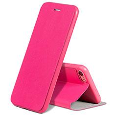 Handyhülle Hülle Stand Tasche Leder L01 für Apple iPhone 7 Pink