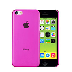 Handyhülle Hülle Ultra Dünn Schutzhülle Durchsichtig Transparent Matt für Apple iPhone 5C Pink