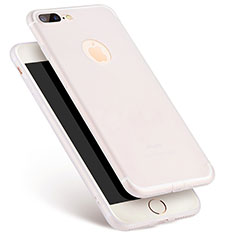 Handyhülle Hülle Ultra Dünn Schutzhülle Durchsichtig Transparent Matt für Apple iPhone 8 Plus Weiß