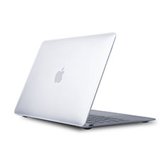 Handyhülle Hülle Ultra Dünn Schutzhülle Durchsichtig Transparent Matt für Apple MacBook 12 zoll Weiß