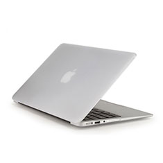 Handyhülle Hülle Ultra Dünn Schutzhülle Durchsichtig Transparent Matt für Apple MacBook Air 13 zoll Weiß
