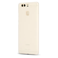 Handyhülle Hülle Ultra Dünn Schutzhülle Durchsichtig Transparent Matt für Huawei P9 Weiß