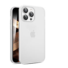 Handyhülle Hülle Ultra Dünn Schutzhülle Hartschalen Tasche Durchsichtig Transparent Matt QC für Apple iPhone 14 Pro Max Klar
