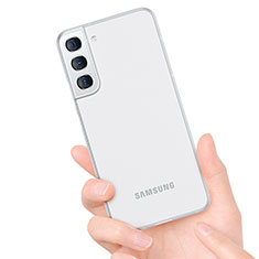Handyhülle Hülle Ultra Dünn Schutzhülle Hartschalen Tasche Durchsichtig Transparent Matt U02 für Samsung Galaxy S24 Plus 5G Weiß