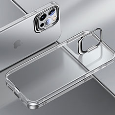 Handyhülle Hülle Ultra Dünn Schutzhülle Hartschalen Tasche Durchsichtig Transparent Matt U08 für Apple iPhone 14 Pro Weiß