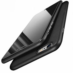 Handyhülle Hülle Ultra Dünn Schutzhülle Matt U03 für Apple iPhone 6S Plus Schwarz