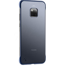 Handyhülle Hülle Ultra Dünn Schutzhülle Tasche Durchsichtig Transparent Matt H01 für Huawei Mate 20 Pro Blau