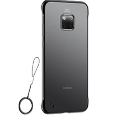 Handyhülle Hülle Ultra Dünn Schutzhülle Tasche Durchsichtig Transparent Matt H01 für Huawei Mate 20 Pro Schwarz
