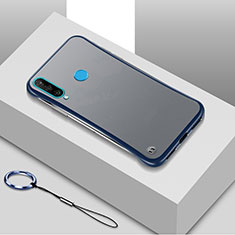 Handyhülle Hülle Ultra Dünn Schutzhülle Tasche Durchsichtig Transparent Matt H01 für Huawei Nova 4e Blau
