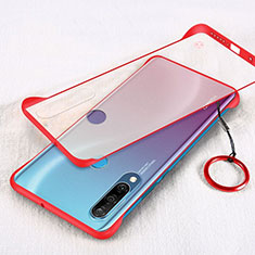 Handyhülle Hülle Ultra Dünn Schutzhülle Tasche Durchsichtig Transparent Matt H03 für Huawei P30 Lite XL Rot
