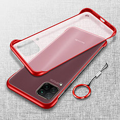 Handyhülle Hülle Ultra Dünn Schutzhülle Tasche Durchsichtig Transparent Matt U01 für Huawei Nova 6 SE Rot