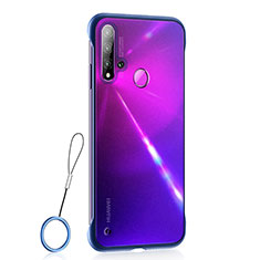 Handyhülle Hülle Ultra Dünn Schutzhülle Tasche Durchsichtig Transparent Matt U01 für Huawei P20 Lite (2019) Blau