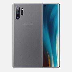 Handyhülle Hülle Ultra Dünn Schutzhülle Tasche Durchsichtig Transparent Matt U01 für Samsung Galaxy Note 10 Plus 5G Weiß