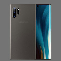 Handyhülle Hülle Ultra Dünn Schutzhülle Tasche Durchsichtig Transparent Matt U01 für Samsung Galaxy Note 10 Plus Grau