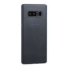 Handyhülle Hülle Ultra Dünn Schutzhülle Tasche Durchsichtig Transparent Matt U01 für Samsung Galaxy Note 8 Blau