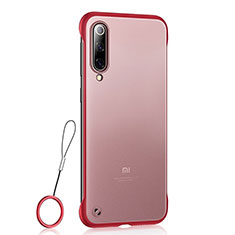 Handyhülle Hülle Ultra Dünn Schutzhülle Tasche Durchsichtig Transparent Matt U01 für Xiaomi Mi 9 Pro 5G Rot