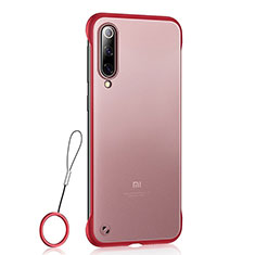 Handyhülle Hülle Ultra Dünn Schutzhülle Tasche Durchsichtig Transparent Matt U01 für Xiaomi Mi A3 Lite Rot