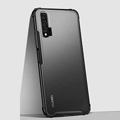 Handyhülle Hülle Ultra Dünn Schutzhülle Tasche Durchsichtig Transparent Matt U02 für Huawei Nova 6 5G Schwarz