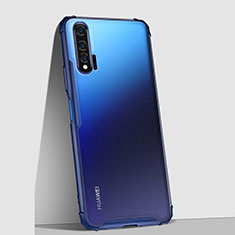 Handyhülle Hülle Ultra Dünn Schutzhülle Tasche Durchsichtig Transparent Matt U02 für Huawei Nova 6 Blau
