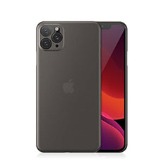 Handyhülle Hülle Ultra Dünn Schutzhülle Tasche Durchsichtig Transparent Matt U03 für Apple iPhone 11 Pro Max Grau