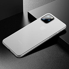 Handyhülle Hülle Ultra Dünn Schutzhülle Tasche Durchsichtig Transparent Matt U04 für Apple iPhone 11 Pro Max Weiß