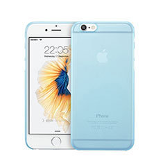 Handyhülle Hülle Ultradünn Tasche Durchsichtig Transparent Matt für Apple iPhone 6 Plus Hellblau