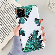 Handyhülle Silikon Hülle Gummi Schutzhülle Blumen für Apple iPhone 11 Pro Max Weiß