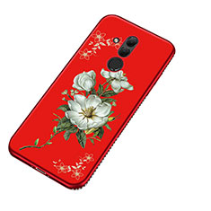 Handyhülle Silikon Hülle Gummi Schutzhülle Blumen H01 für Huawei Mate 20 Lite Plusfarbig