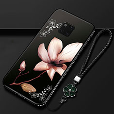 Handyhülle Silikon Hülle Gummi Schutzhülle Blumen K01 für Huawei Mate 20 Pro Plusfarbig