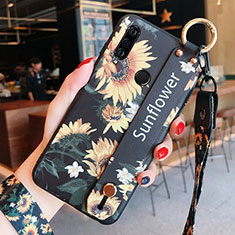 Handyhülle Silikon Hülle Gummi Schutzhülle Blumen K02 für Huawei P30 Lite Plusfarbig