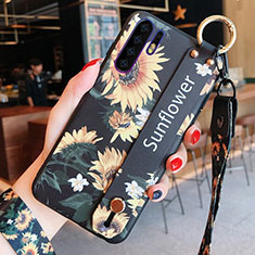 Handyhülle Silikon Hülle Gummi Schutzhülle Blumen K02 für Huawei P30 Pro Plusfarbig