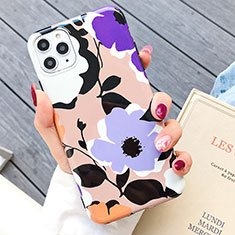 Handyhülle Silikon Hülle Gummi Schutzhülle Blumen S03 für Apple iPhone 11 Pro Plusfarbig