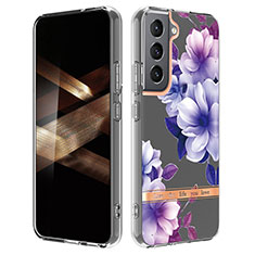 Handyhülle Silikon Hülle Gummi Schutzhülle Flexible Blumen für Samsung Galaxy S24 Plus 5G Plusfarbig