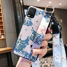 Handyhülle Silikon Hülle Gummi Schutzhülle Flexible Blumen für Xiaomi Mi 10 Lite Plusfarbig