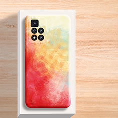 Handyhülle Silikon Hülle Gummi Schutzhülle Flexible Modisch Muster für Xiaomi Poco X4 NFC Rot