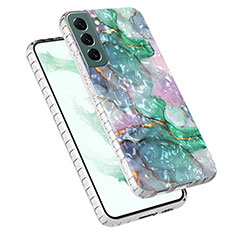 Handyhülle Silikon Hülle Gummi Schutzhülle Flexible Modisch Muster Y07B für Samsung Galaxy S22 Plus 5G Plusfarbig