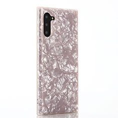 Handyhülle Silikon Hülle Gummi Schutzhülle Modisch Muster D01 für Samsung Galaxy Note 10 5G Rosa