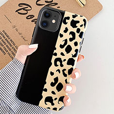 Handyhülle Silikon Hülle Gummi Schutzhülle Modisch Muster für Apple iPhone 11 Gold und Schwarz