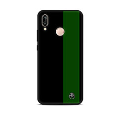 Handyhülle Silikon Hülle Gummi Schutzhülle Modisch Muster S01 für Huawei Nova 3e Grün
