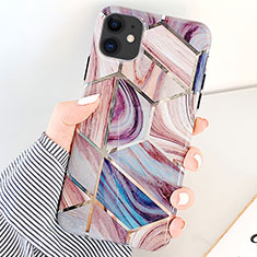 Handyhülle Silikon Hülle Gummi Schutzhülle Modisch Muster S05 für Apple iPhone 11 Plusfarbig