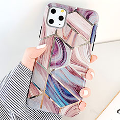 Handyhülle Silikon Hülle Gummi Schutzhülle Modisch Muster S05 für Apple iPhone 11 Pro Max Plusfarbig