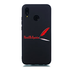 Handyhülle Silikon Hülle Gummi Schutzhülle Modisch Muster S06 für Huawei Nova 3e Rot