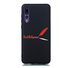 Handyhülle Silikon Hülle Gummi Schutzhülle Modisch Muster S06 für Huawei P20 Pro Rot
