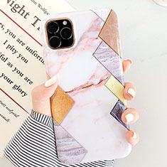Handyhülle Silikon Hülle Gummi Schutzhülle Modisch Muster S07 für Apple iPhone 11 Pro Weiß