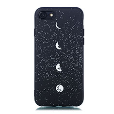 Handyhülle Silikon Hülle Gummi Schutzhülle Sternenhimmel für Apple iPhone SE (2020) Plusfarbig