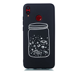 Handyhülle Silikon Hülle Gummi Schutzhülle Sternenhimmel für Huawei Honor V10 Lite Weiß